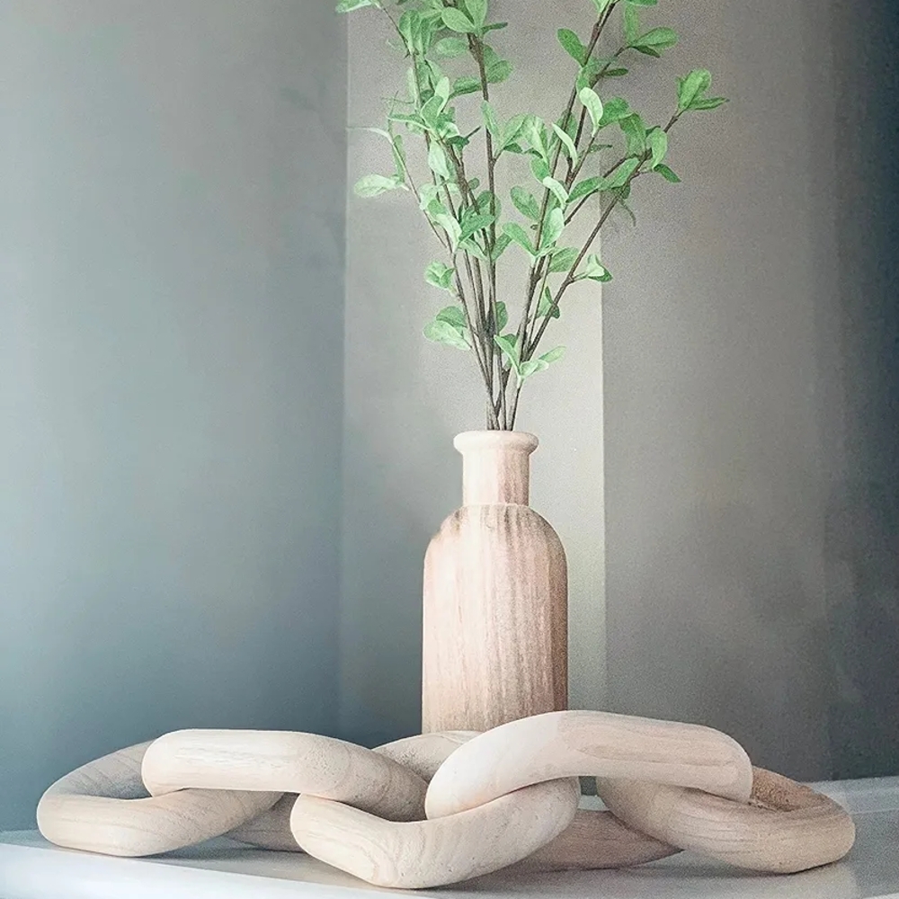 Wood Chain Link Home Decor - Picture 7 of 9